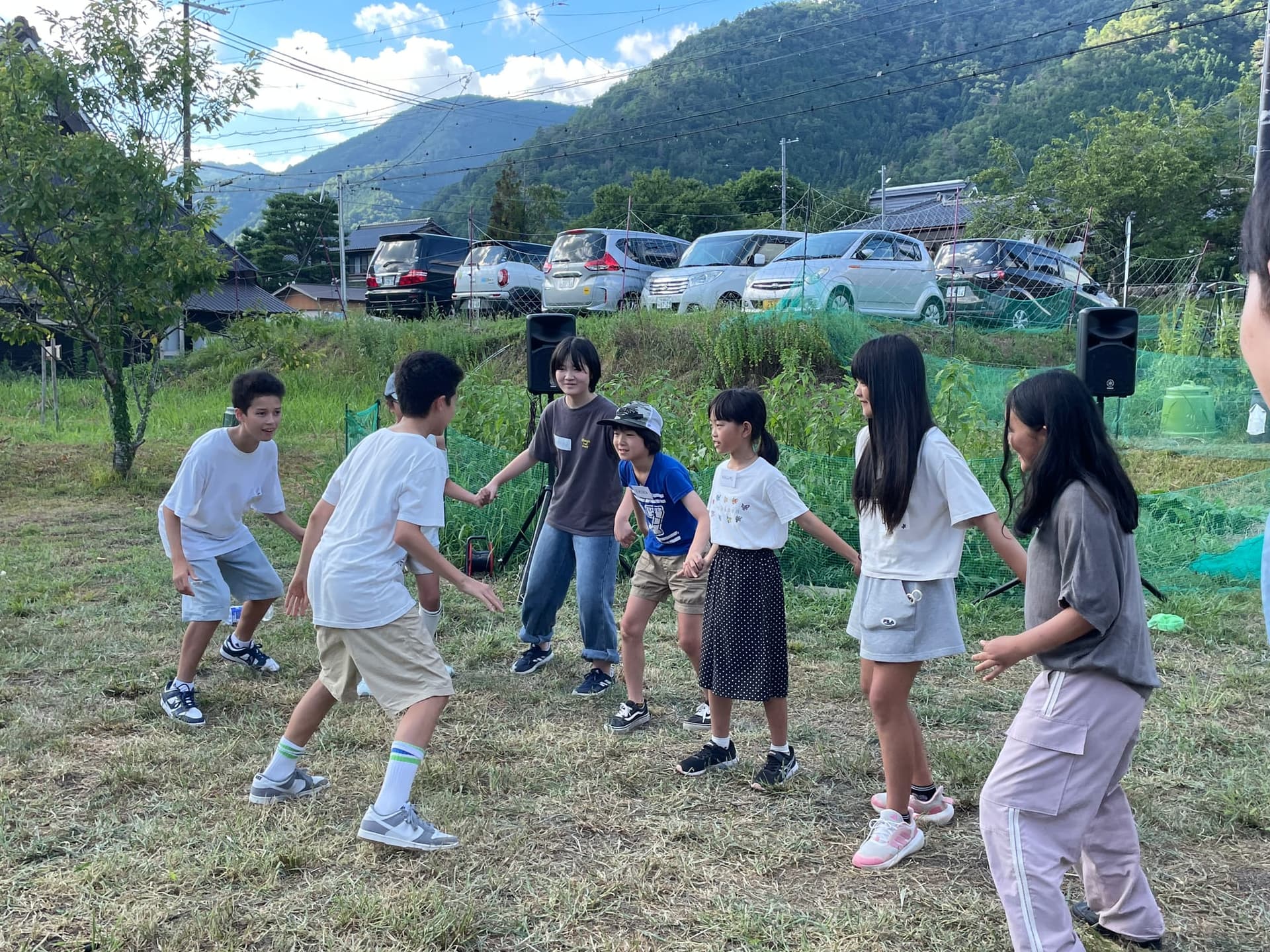 みんなでスポーツの様子